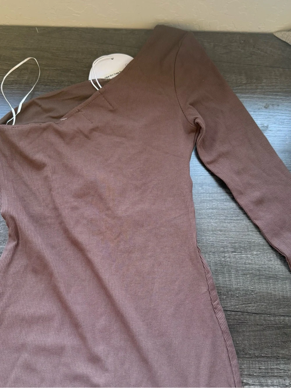NWT Princess Polly haya mini dress Brown one shoulder mini dress sz 2